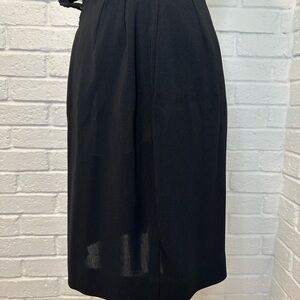 Carlisle Skirt Vintage Women Sz 8 Pencil Straight Retro Black